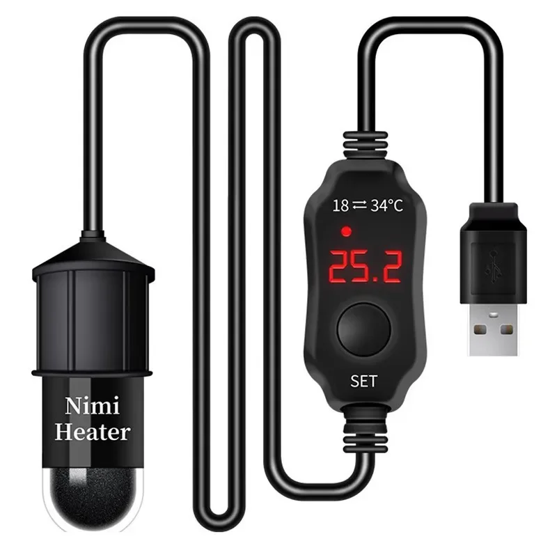 Fish Tank Heater - Uniwersalny Mini Grzałka do Akwarium z