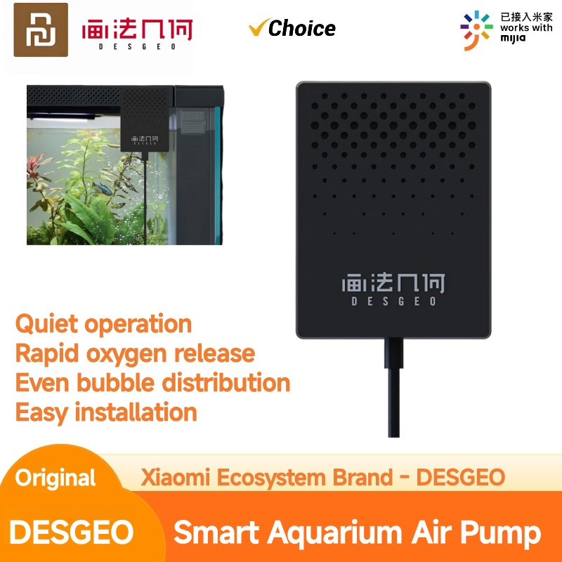 Xiaomi Aquarium Fish Tank - DESGEO – inteligentna pompa tlenowa do