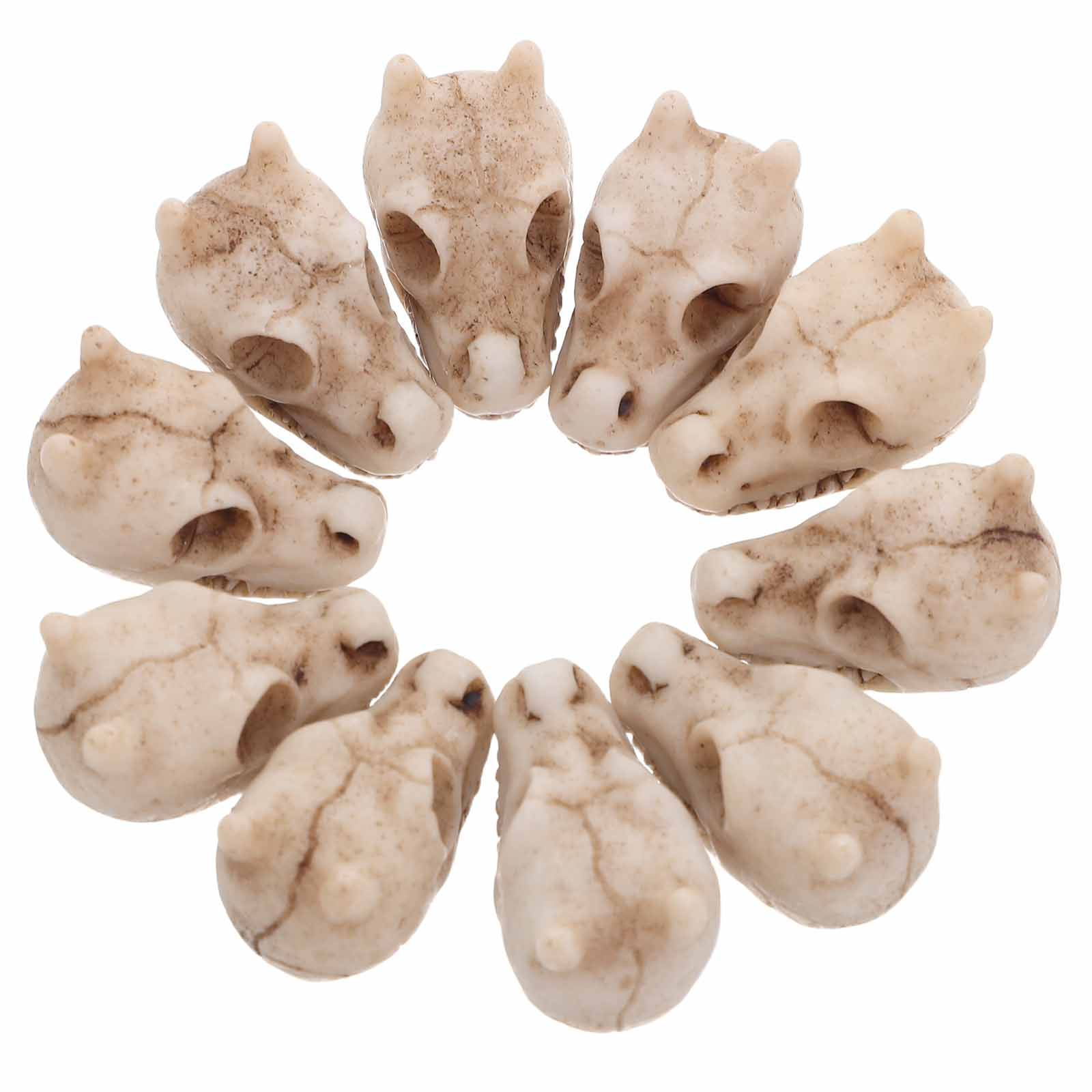 Aquarium Decor - 20 szt. Mini czaszki smoka z