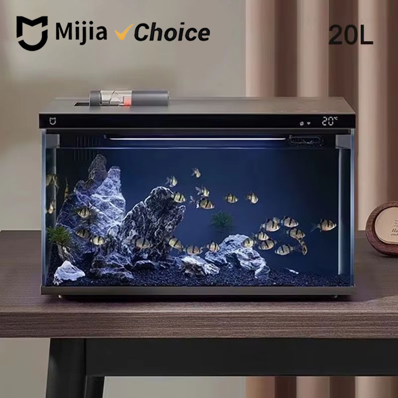 Xiaomi Aquarium Fish Tank - Inteligentny akwarium Mijia MYG100 współpracuje z