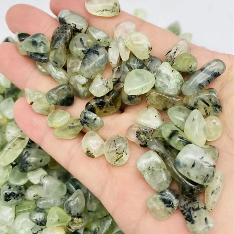 Fish Tank Gravel - Kamienie Naturalne Chiltonit Żwir Zielony Prehnit
