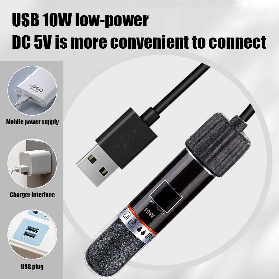 Grzałka USB Mini do Małego Akw – Fish Tank Heater recenzja i cena