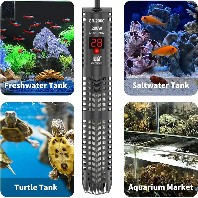Grzałka akwariowa z wyświetlac – Fish Tank Heater recenzja i cena