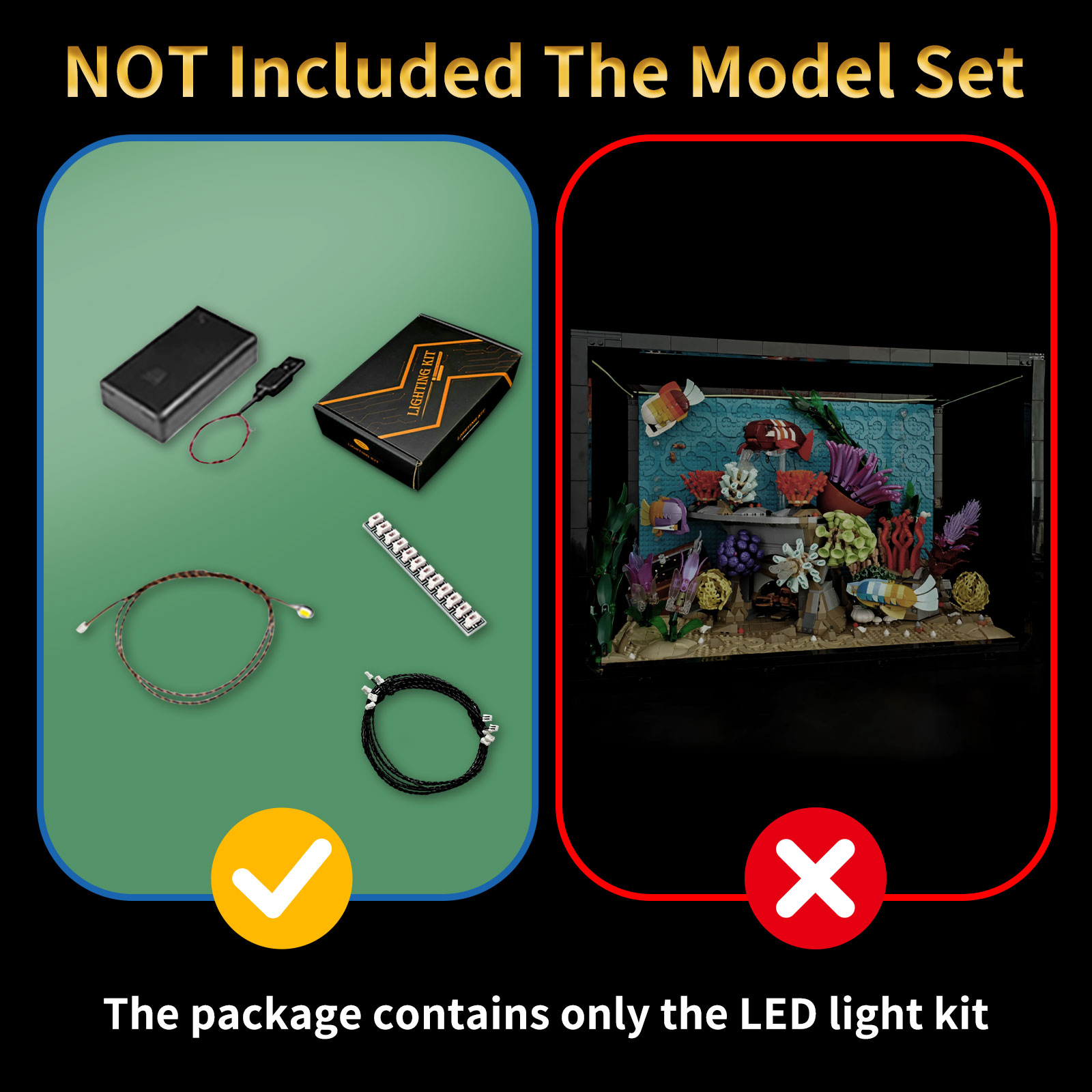 Zestaw oświetlenia LED LYBMTWF – Aquarium Light recenzja i cena