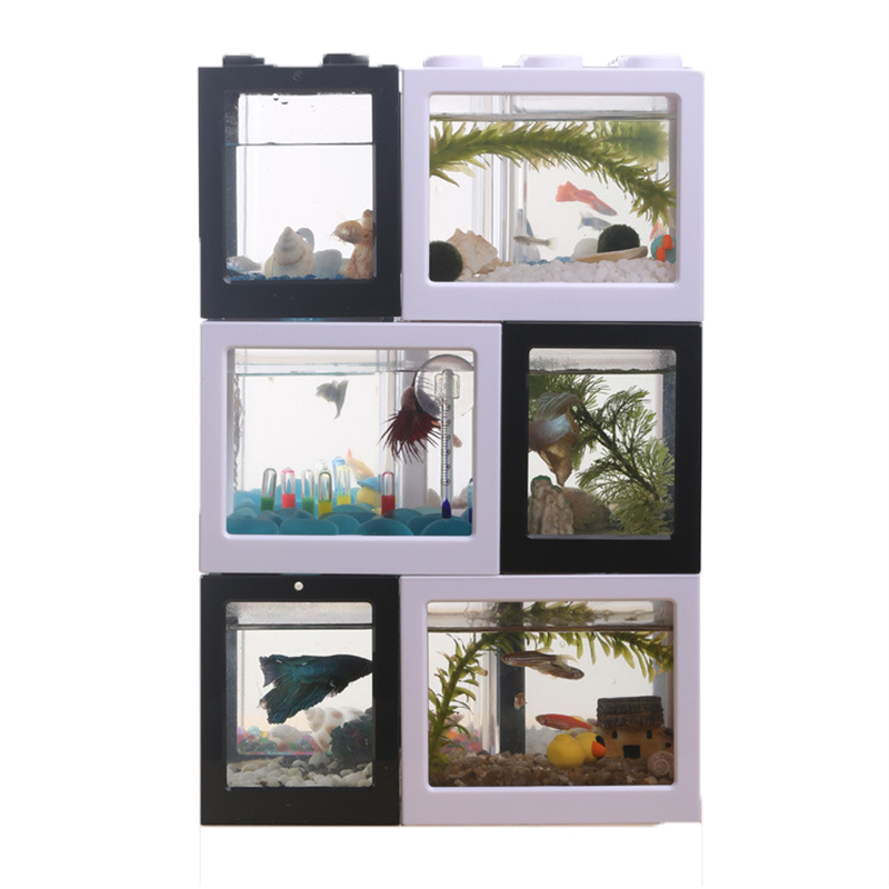 7-kolorowy mini akwarium dla r – Betta Fish Tank recenzja i cena