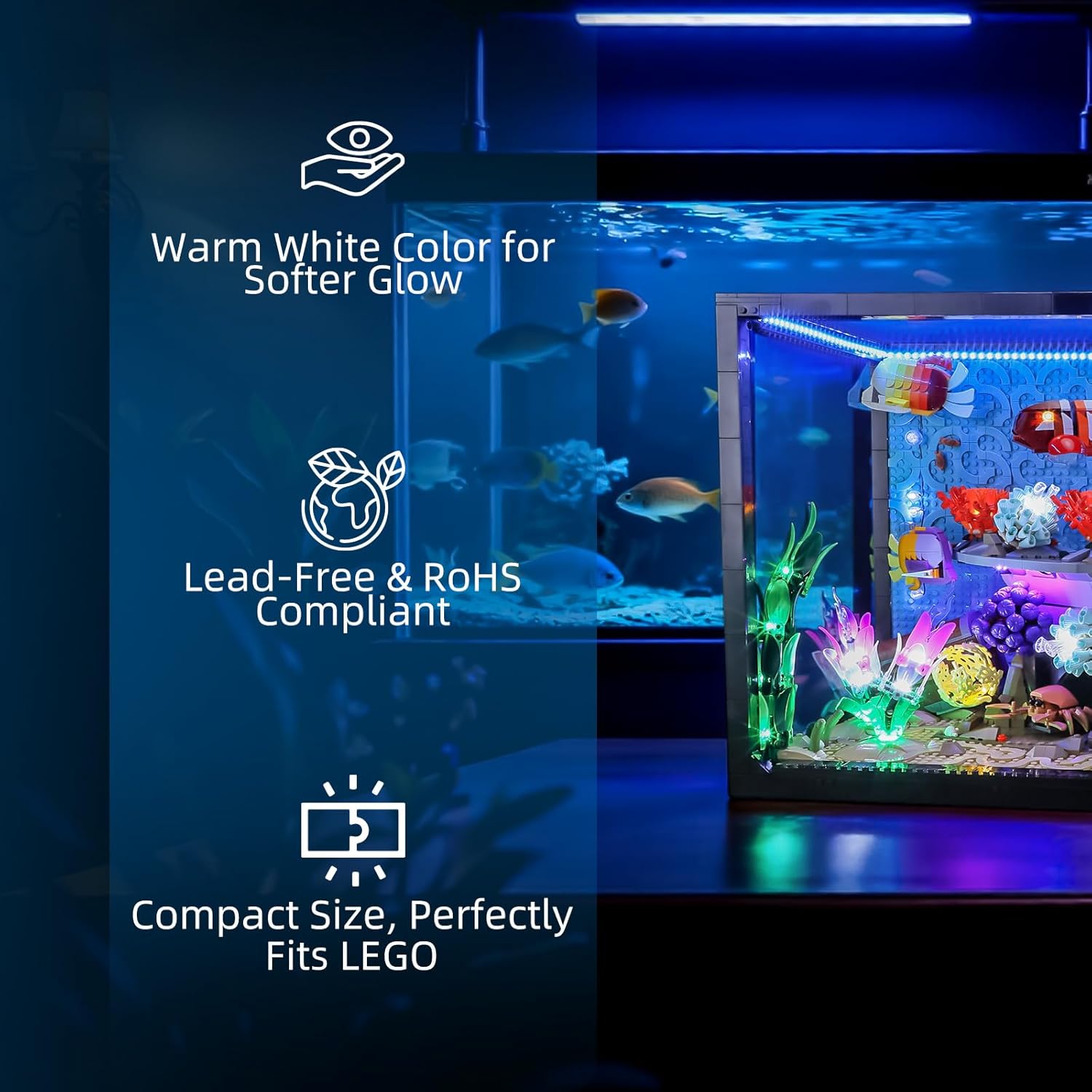 Lampa LED Hprosper do Lego 103 – Aquarium Light recenzja i cena