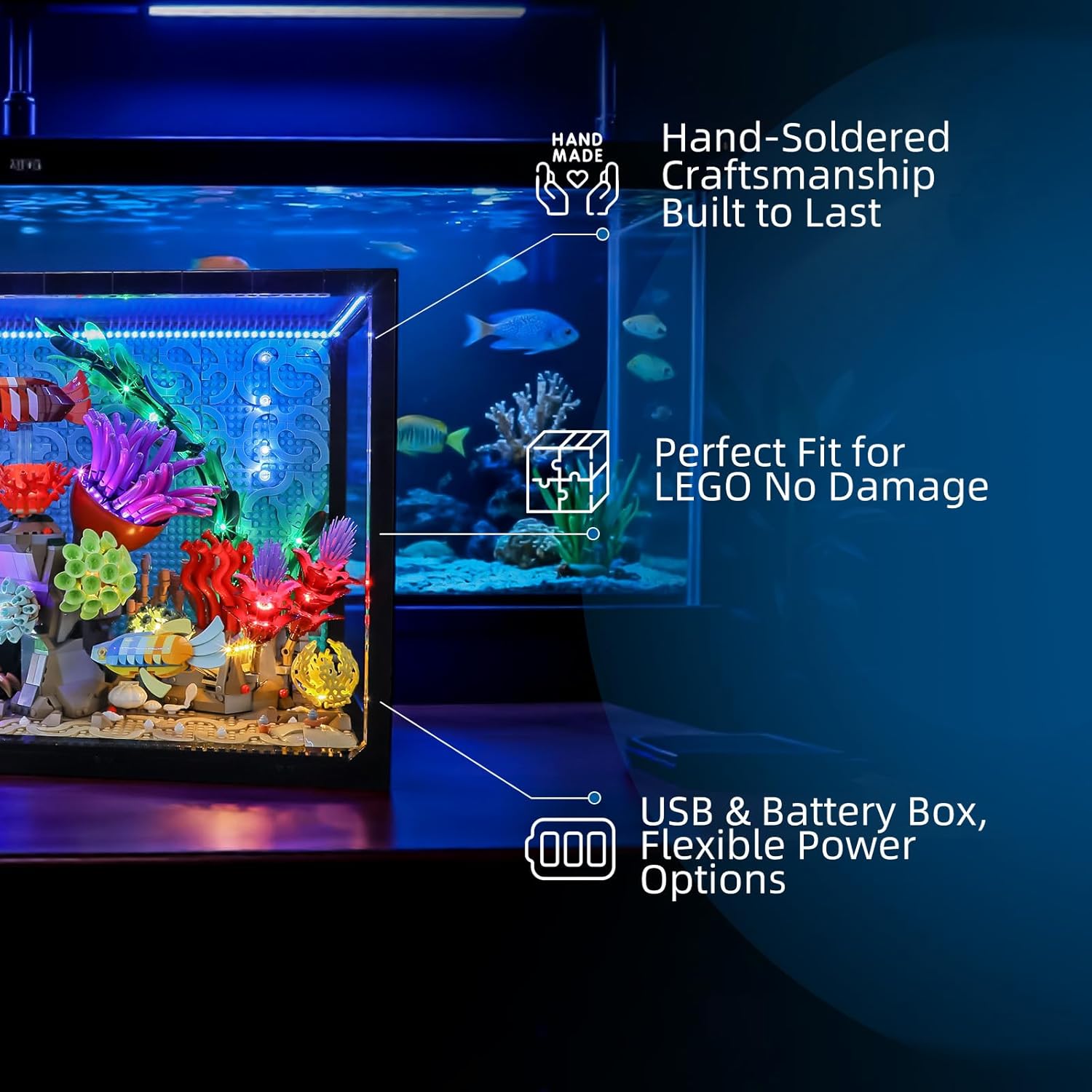 Lampa LED Hprosper do Lego 103 – Aquarium Light recenzja i cena