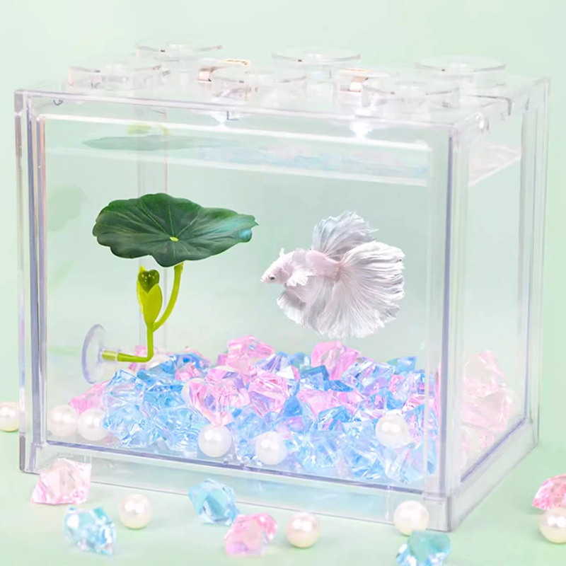 (Ce14)1/5PC Zielona Hamak z Li – Betta Fish Tank recenzja i cena