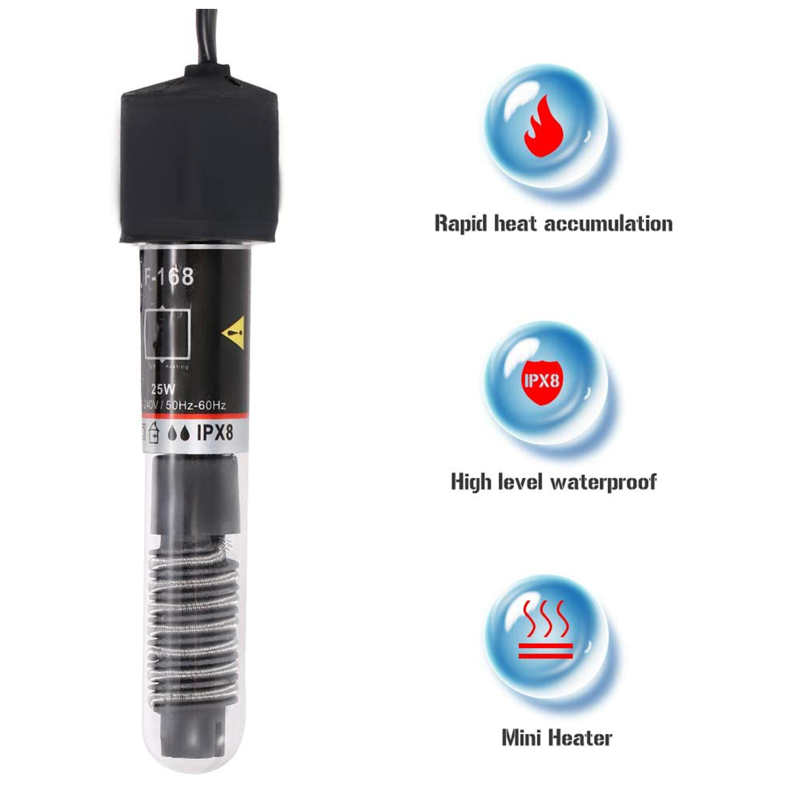 Mini grzałka akwariowa Zatapia – Fish Tank Heater recenzja i cena