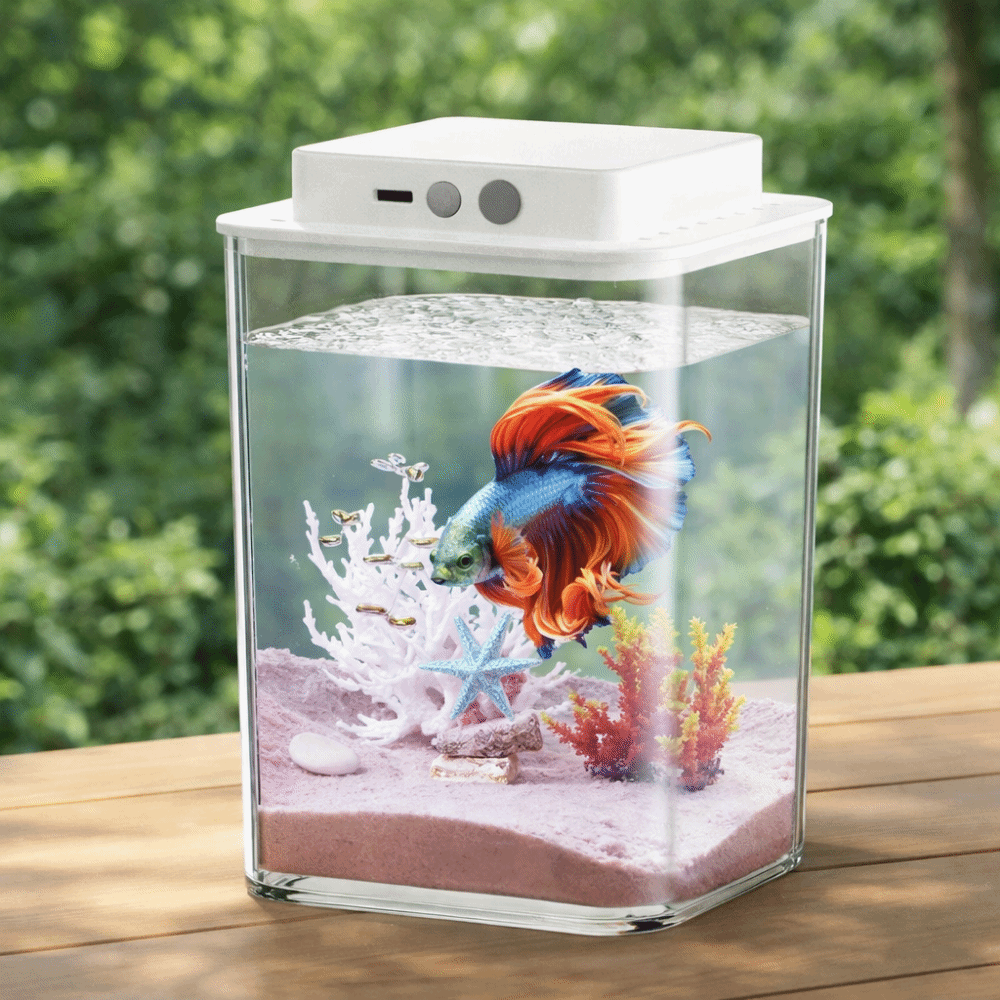 Przezroczysty akwarium dla ryb – Betta Fish Tank recenzja i cena