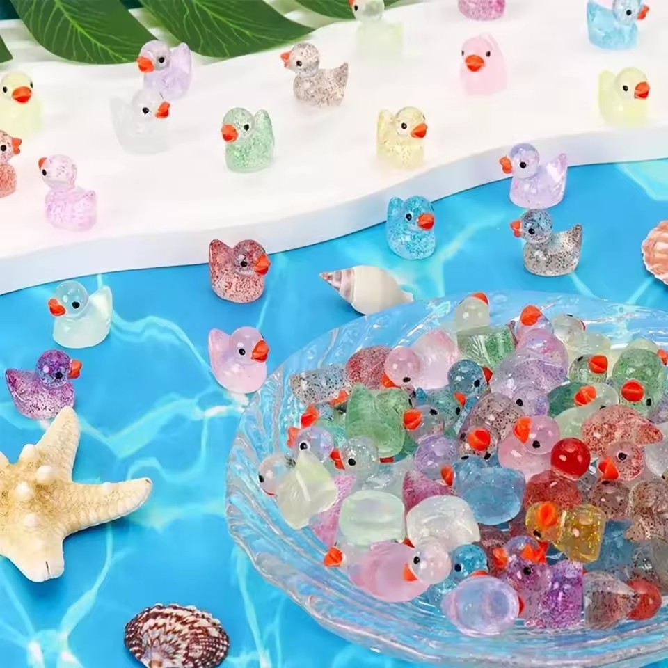 Miniaturowa kaczka z żywicy z  – Aquarium Decor recenzja i cena