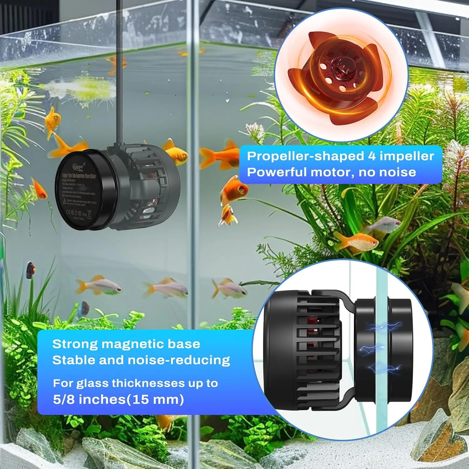 Mocny generator fal DC do akwa – Aquarium Pump recenzja i cena