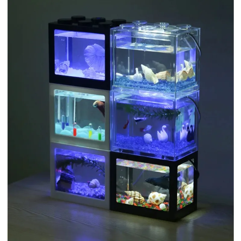 1L USB LED Desktop Mini Aquari – Betta Fish Tank recenzja i cena