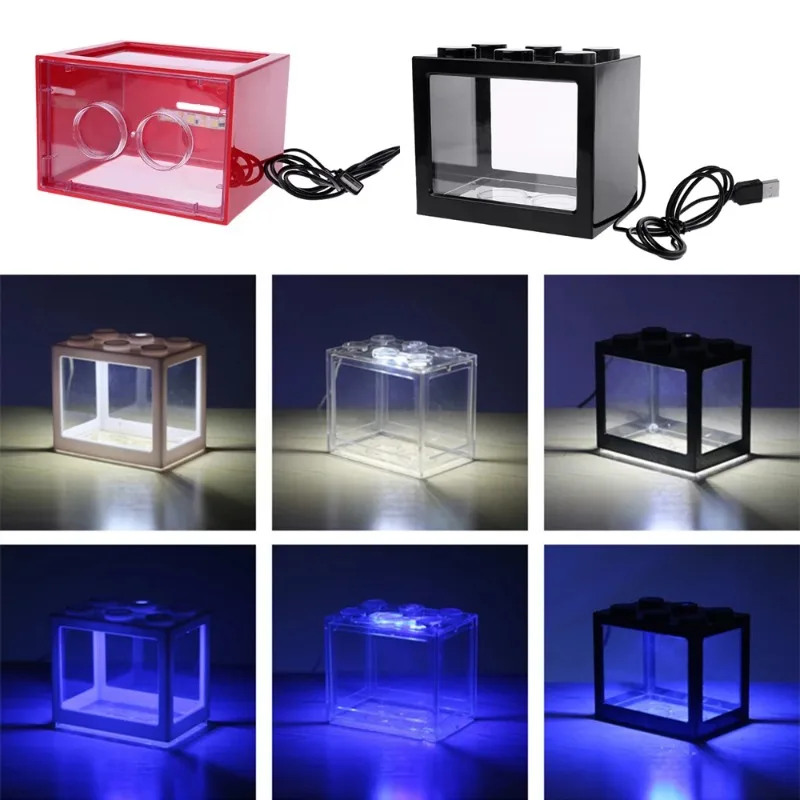 1L USB LED Desktop Mini Aquari – Betta Fish Tank recenzja i cena