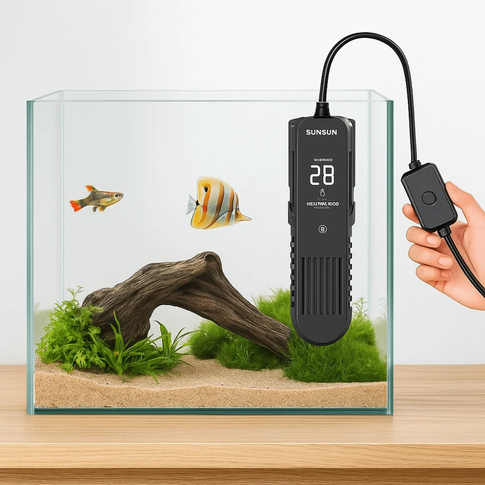 Wyświetlacz LCD 20-35 ° Cyfrow – Fish Tank Heater recenzja i cena