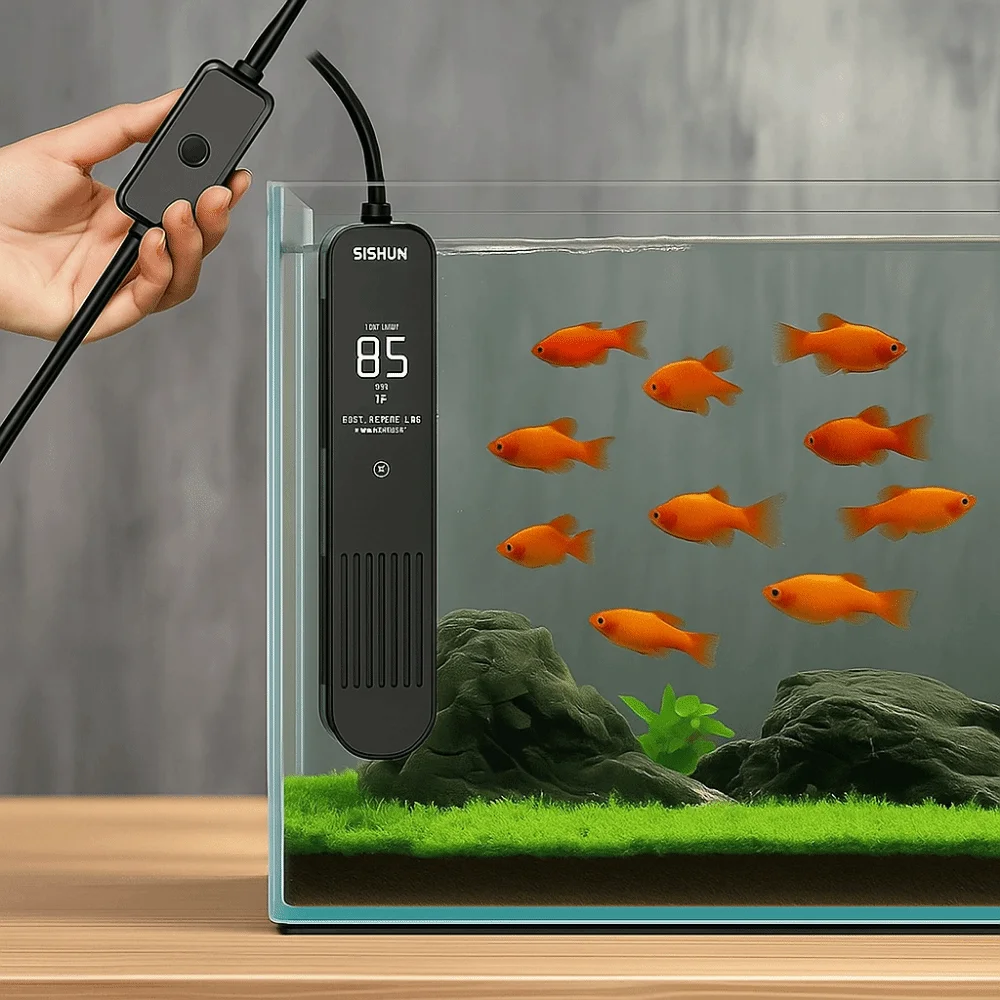 Wyświetlacz LCD 20-35 ° Cyfrow – Fish Tank Heater recenzja i cena